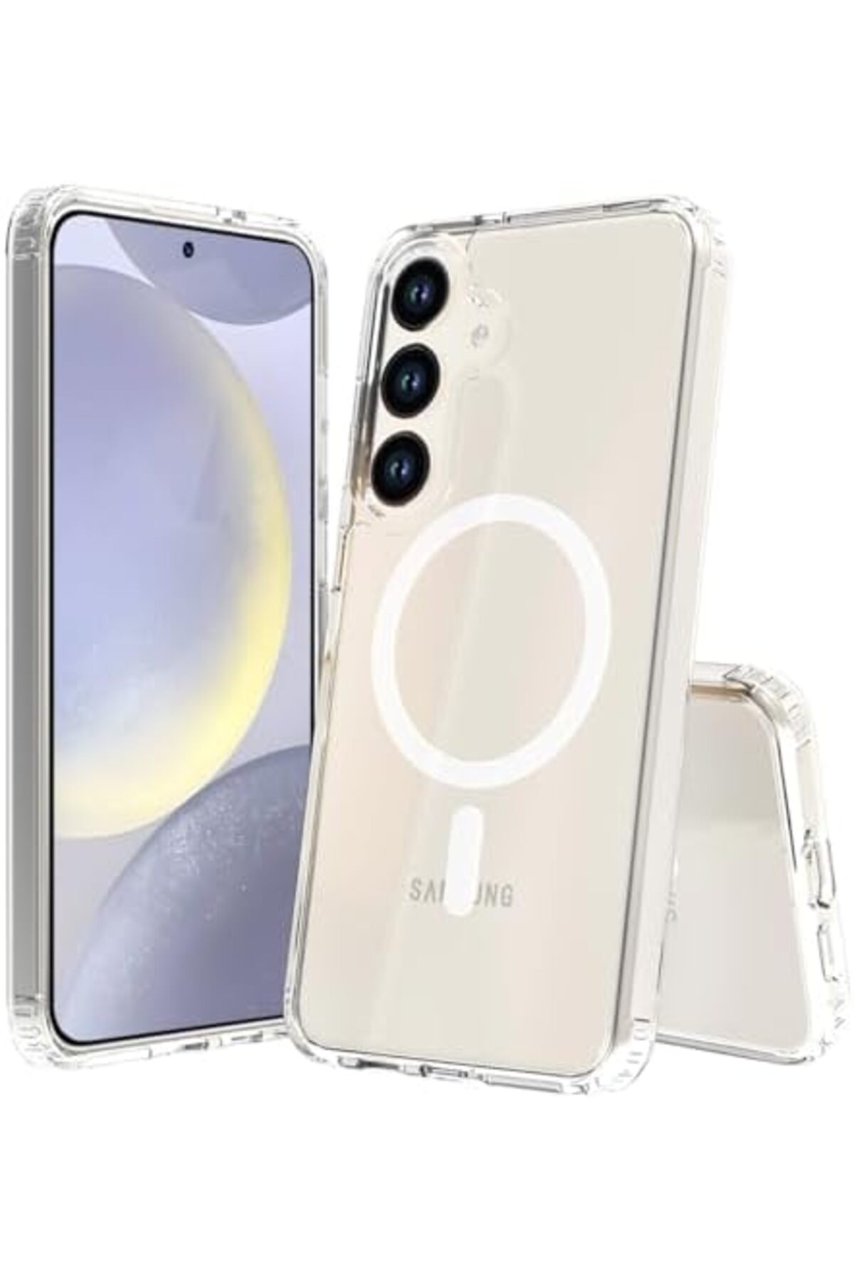 STOREMAX LABS S24 ile Uyumlu (6.7 İnç) Uyumlu Air Darbe Emici TPU + PC Şeffaf Kılıf 890831 - Görsel 3