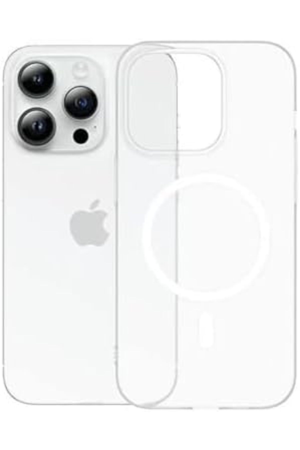 STOREMAX 16 Kılıf Uyumlu - Darbe Emici Silikon Telefon Kılıfı, Kamera Korumalı, Tasarım, 16 Uyumlu Kapak Şeff - Görsel 2