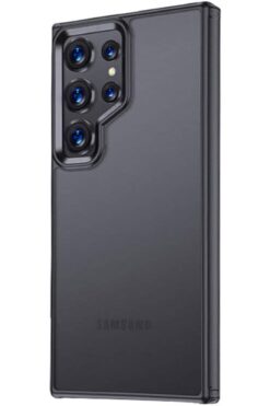 STOREMAX S24 Ultra için Kılıf Frosted Frame Siyah [ S24 Ultra ile Uyumlu Kılıf - Siyah] 1157054