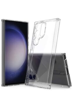 STOREMAX S24 Ultra Şeffaf 2MM ANTİ ŞHOCK 5G, Sararmayan Darbeye Dayanıklı Telefon Kılıfı, Çizilmez Silikon Ar