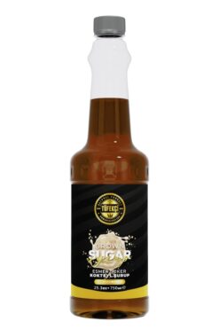 By Tüfekçi Esmer Şeker Brown Sugar Kokteyl, Pasta Ve Kahve Şurubu Yeni Formül Yüksek Aroma 750 Ml