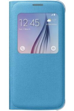 STOREMAX S6 Orjinal S-View Cover (Tekstil) - Siyah EF-CG920BBEGWW 1167035
