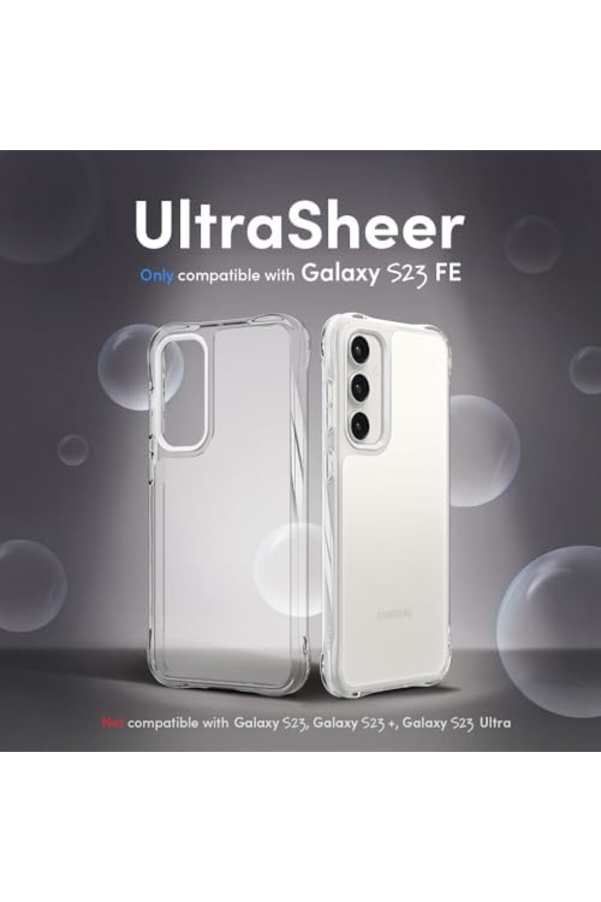 STOREMAX Ciel by S23 FE Kılıf UltraSheer Clear - ACS06387 1171935 - Görsel 2