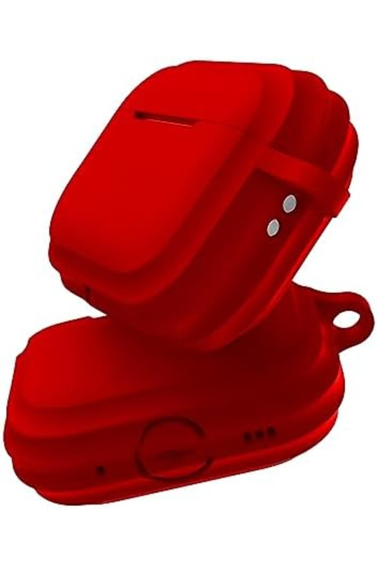 STOREMAX LABS 3 Uyumlu Rubber Silicone Kancalı Yumuşak Silikon Kılıf 3 Uyumlu Kulaklık Kılıfı (Kırmızı) 1063 - Görsel 2