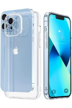 STOREMAX 14 Pro Şeffaf Kılıf, Kamera Korumalı 14 Pro (6.1'') Şeffaf Silikon Kılıf, Kamera 14 Pro Kı