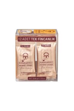 Mehmet Efendi Kuru Kahveci Türk Kahvesi 6 g x6 Adet Tek Fincanlık