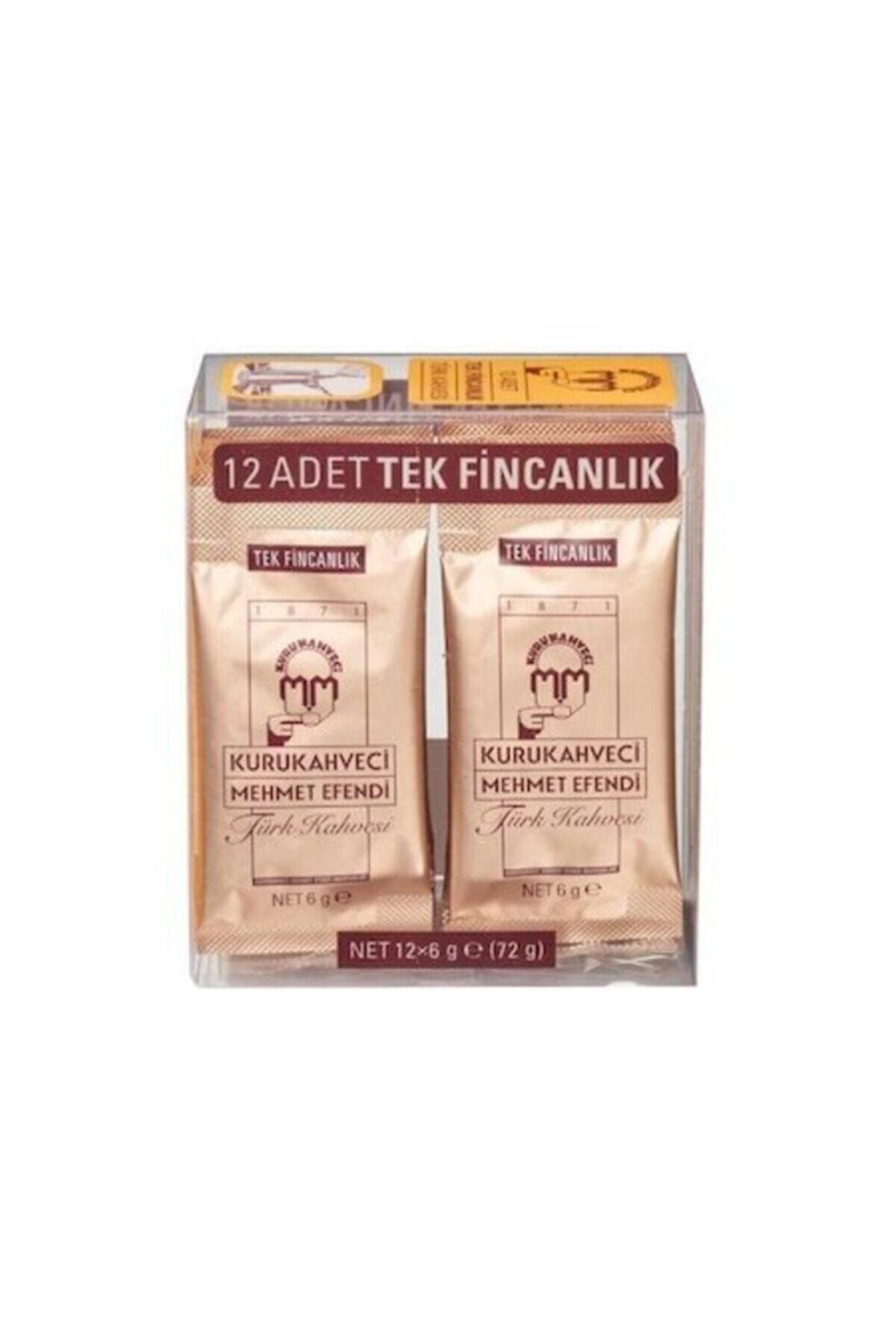 Mehmet Efendi Kuru Kahveci Türk Kahvesi 6 g x6 Adet Tek Fincanlık