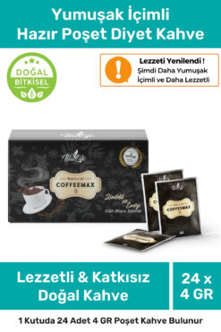 İlla Life Yumuşak Içimli Moringa Ve Reishi Ekstratlı Lezzetli Hazır Poşet Diyet Filtre Kore Kahvesi 24'lü