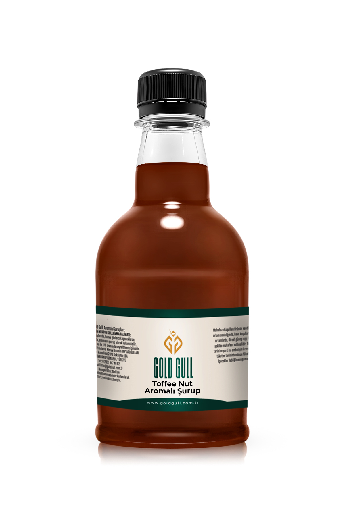 gold gull Pumpkin Spices & Toffee Nut Aromalı Kahve & Meyve Şurubu 2 x 300 ml. - Görsel 3