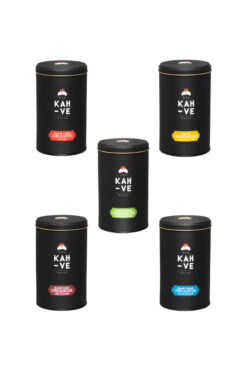 Bey Kahve Tanışma Seti Türk ve Dibek Kahvesi Çeşitleri Teneke 250 G - 5 Çeşit