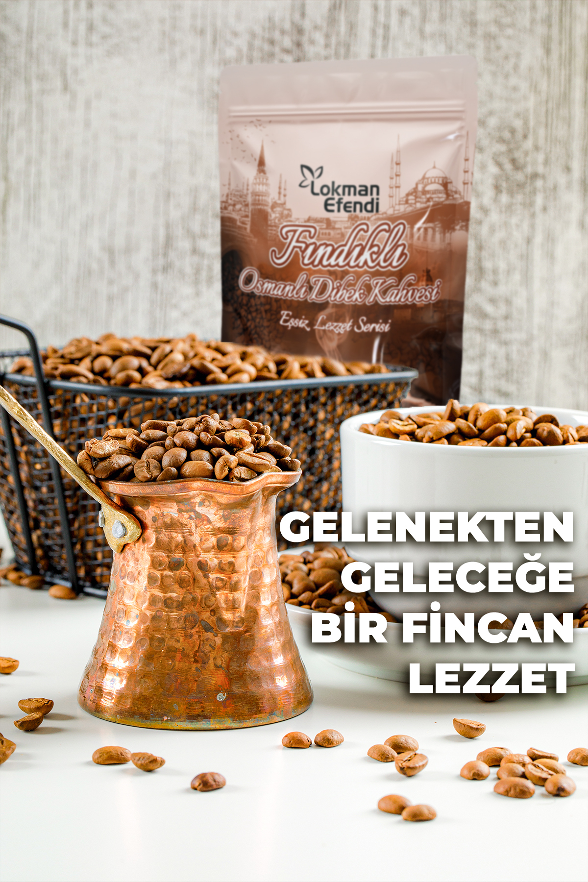 Lokman Efendi Fındıklı Osmanlı Dibek Kahvesi 200 gr - Görsel 2