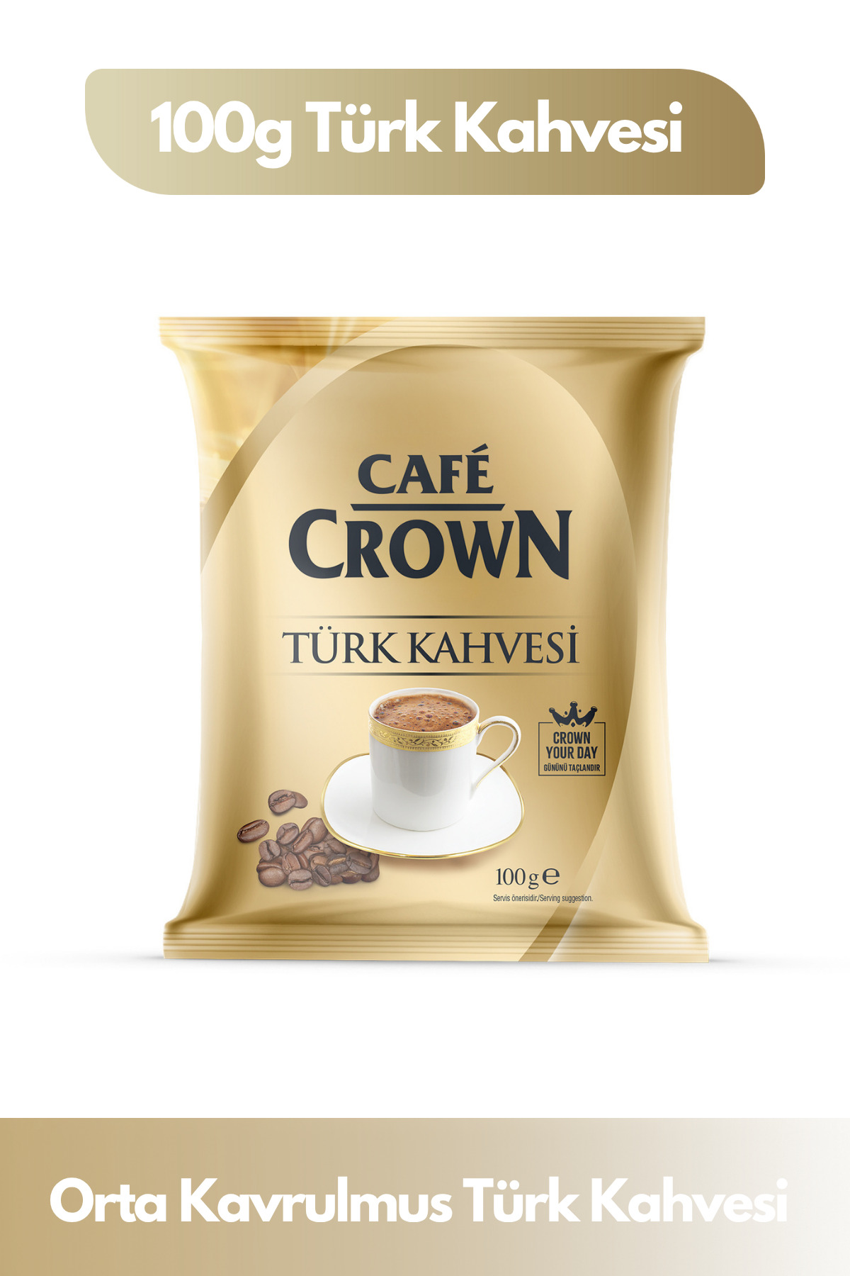 Cafe Crown Türk Kahvesi 100 Gr.