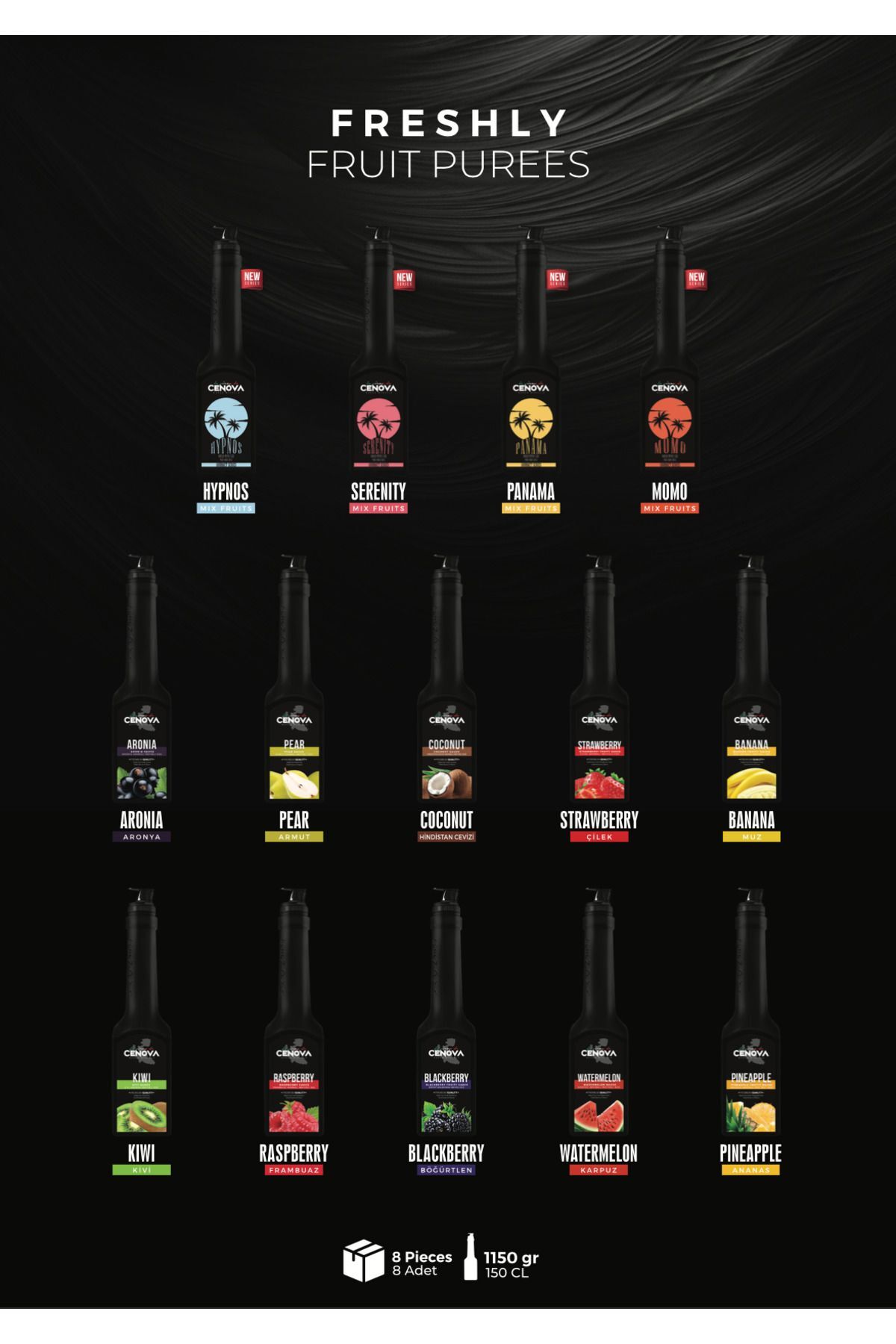 Cenova Mango Aromalı Meyve Püresi Frozen 1150 ml - Görsel 2