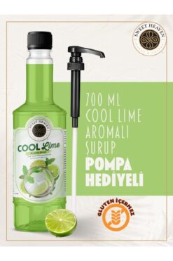 Sweet Heaven Cool Lime Kahve Şurubu 700ml Pompa Hediye