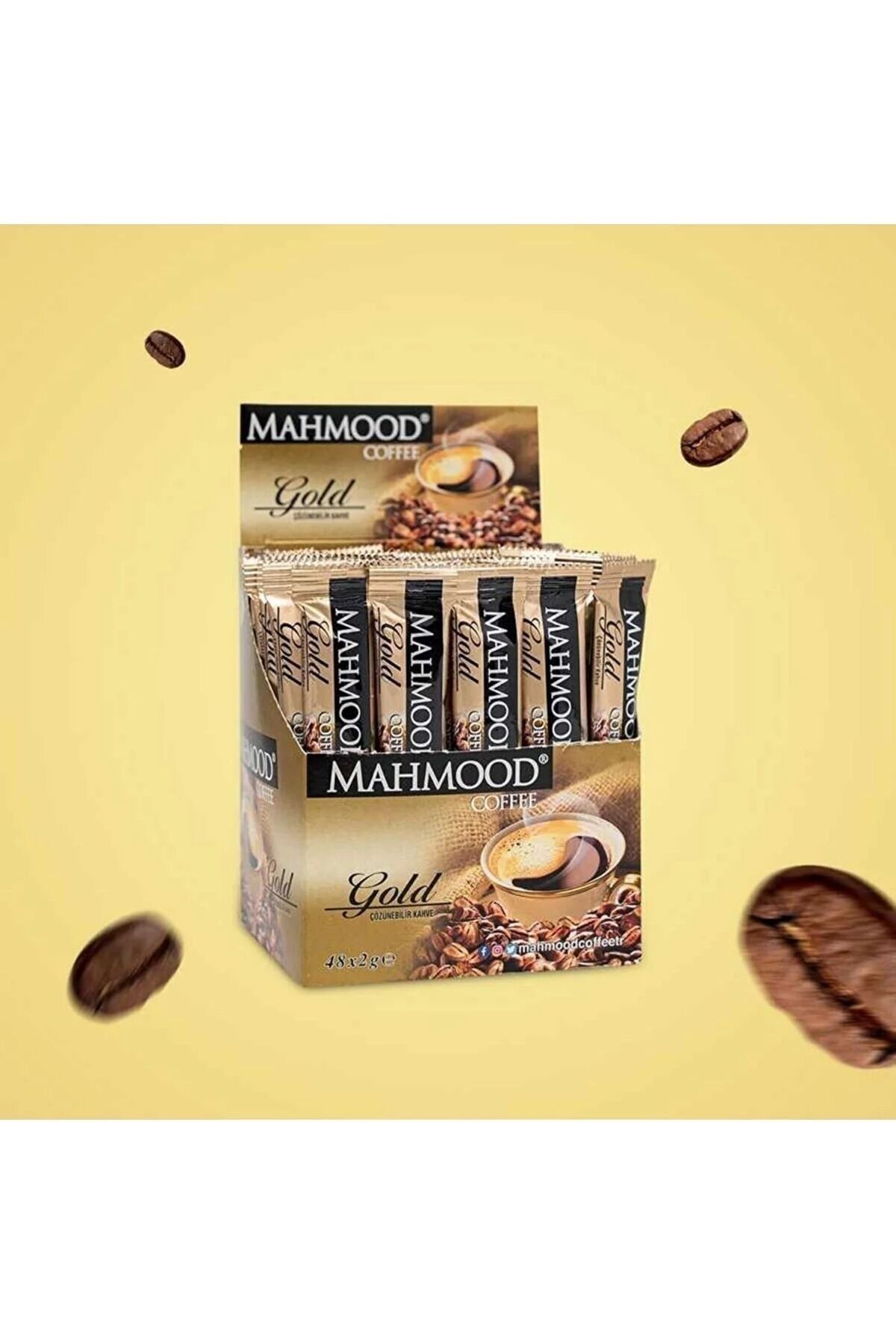 Mahmood Coffee Gold Granül Kahve 2 G X 48 Adet Ve Stick Kahve Kreması Süt Tozu 5 G X 48 Adet - Görsel 3