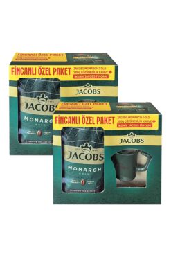 Jacobs Monarch Gold 200 gr İkonik Fincanlı Set x 2 Adet