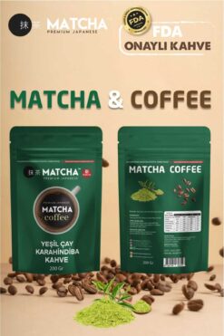 RAHMİS STORE Yeşil Çay ve Karahindiba İçeren Kahve Matcha Premium Japanese