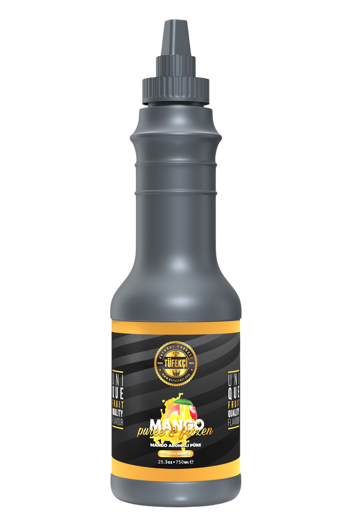 By Tüfekçi Meyve Püresi Mango Frozen, Kokteyl Ve Pastalar Için 1000 gr Yüksek Meyve Oranı