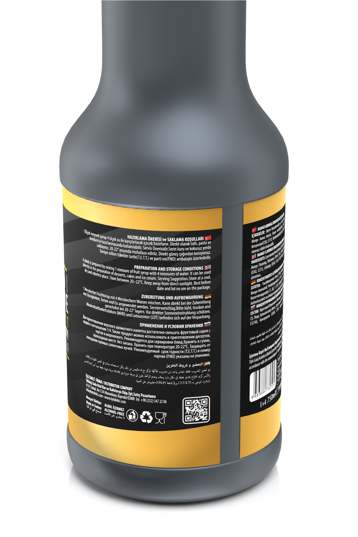 By Tüfekçi Meyve Püresi Mango Frozen, Kokteyl Ve Pastalar Için 1000 gr Yüksek Meyve Oranı - Görsel 3