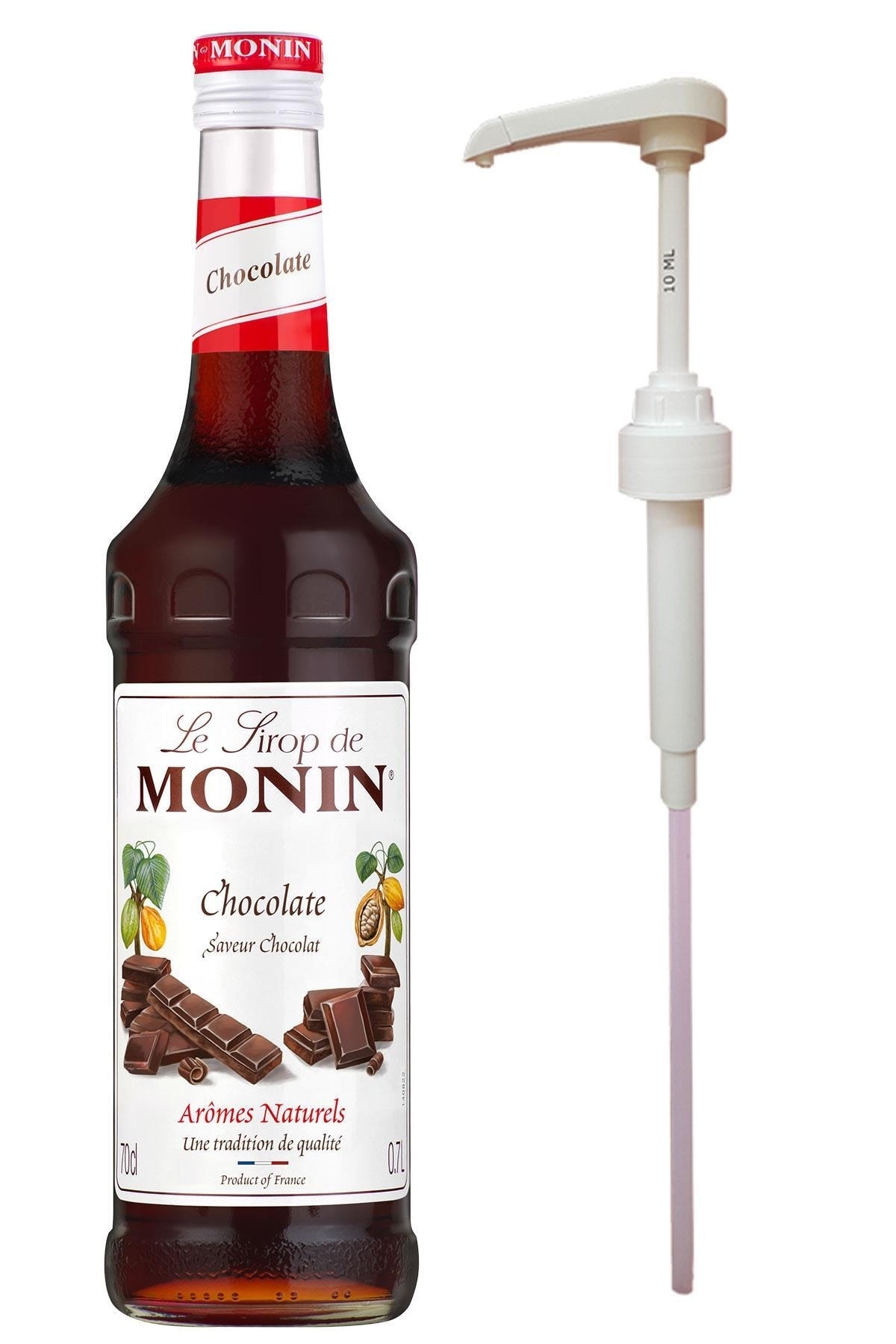 Monin Çikolata Şurubu (700ml) + Şurup Pompası
