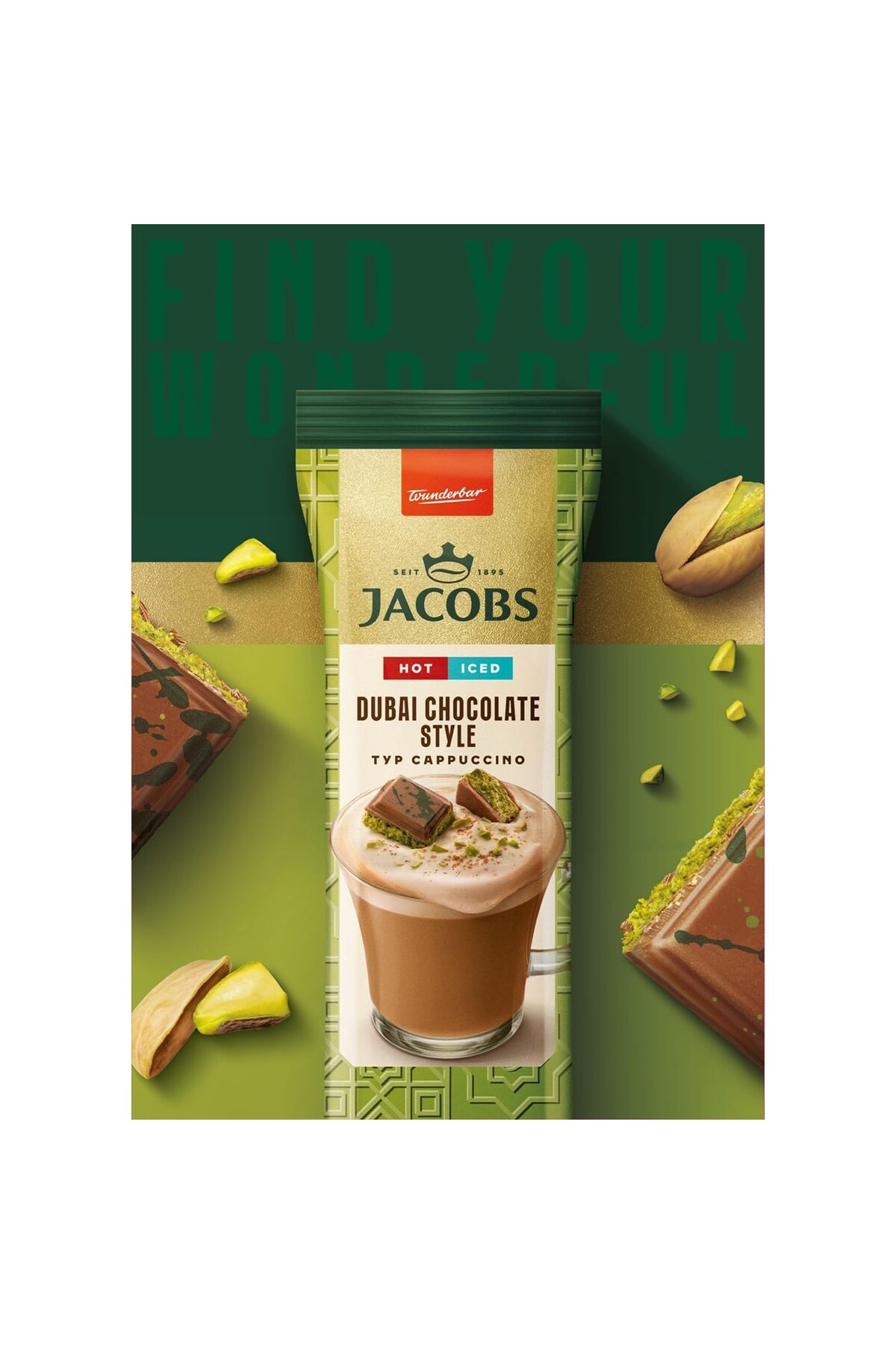 Jacobs Dubai Çikolatalı Cappuccino 19,5 gr 8 li Kutu - Görsel 3