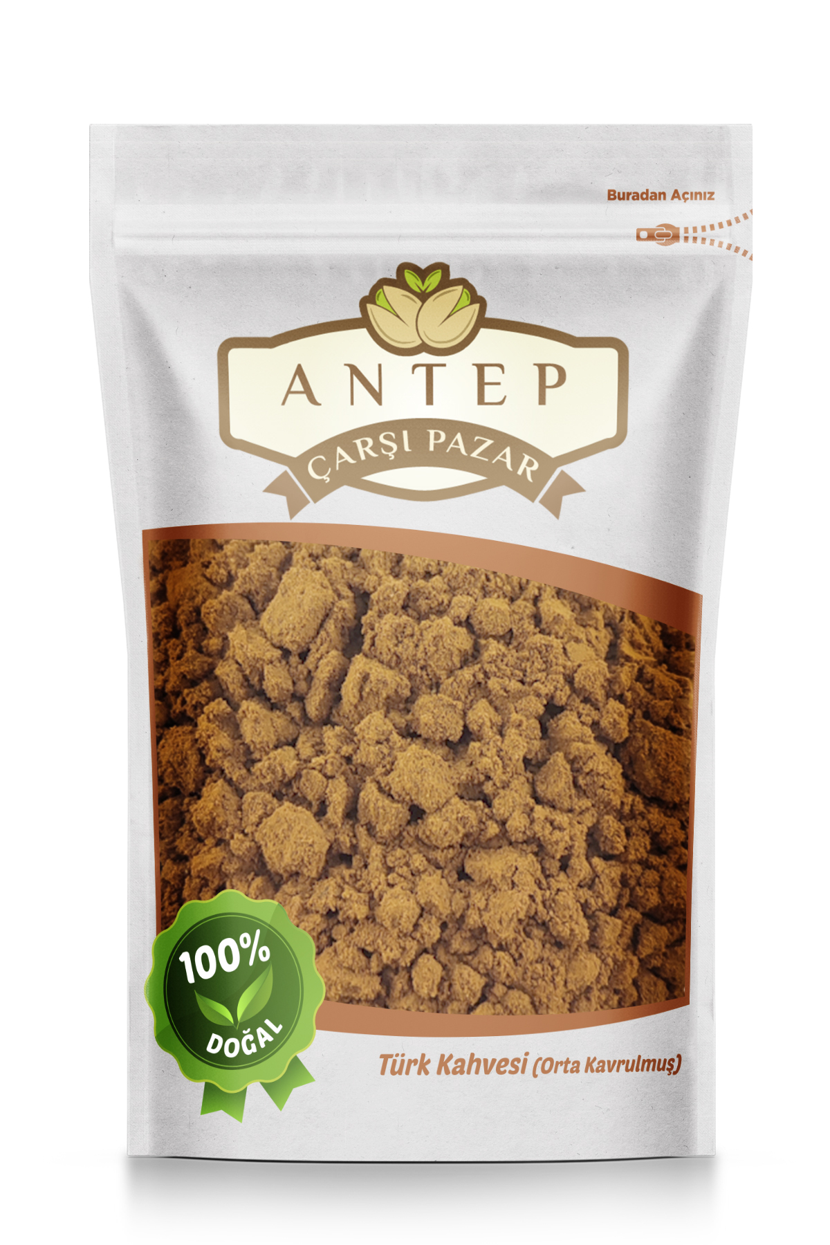 Antep Çarşı Pazar Türk Kahvesi (Orta Kavrulmuş) Taş Değirmende Çekilmiş | 100 Gr. - Görsel 3