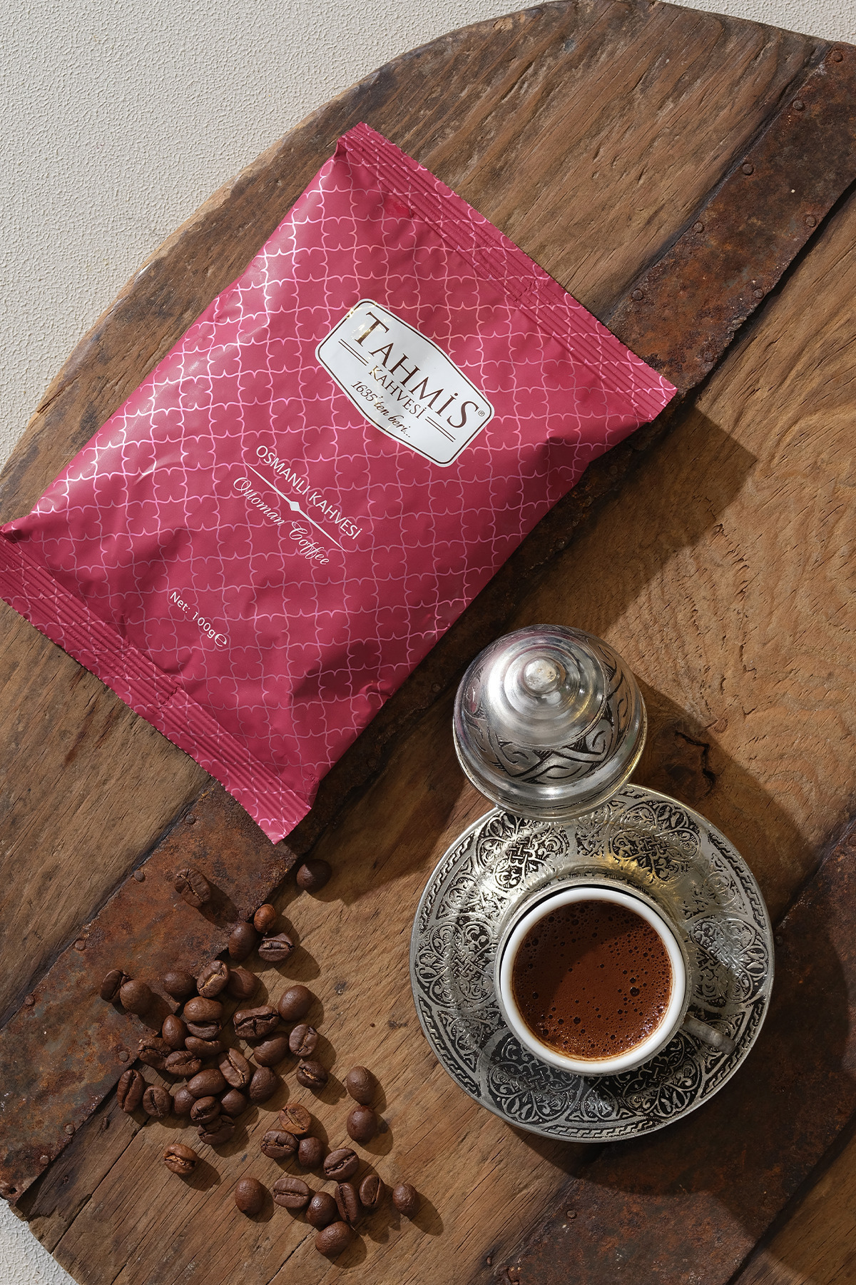 Tahmis Tek Paket Osmanlı Kahvesi (OSMANLI DİBEK - MİRVARİ) 100 gr - 7 Karışımlı - Görsel 3