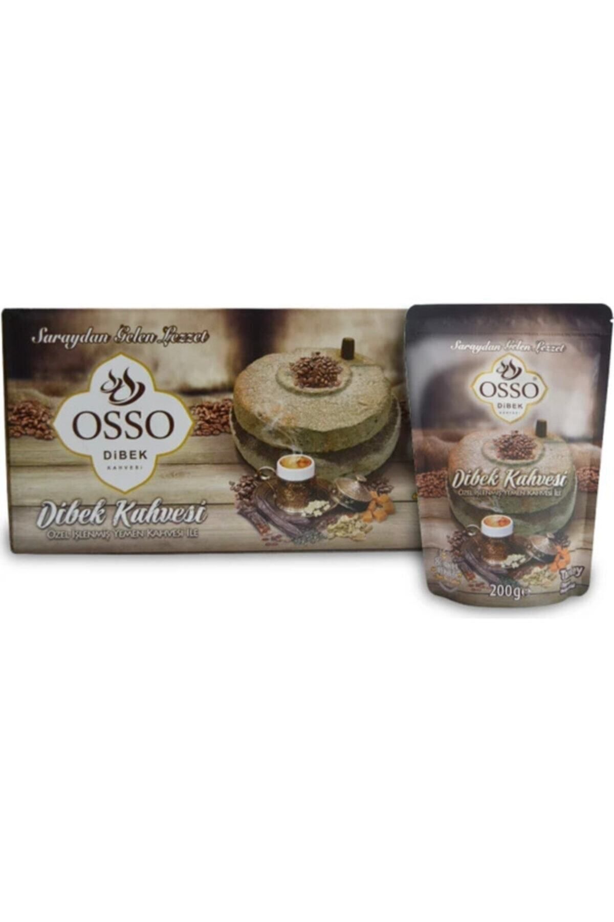 OSSO KAHVE Osso 200 Gr X 24'lü Set Dibek Kahvesi (1 Koli)