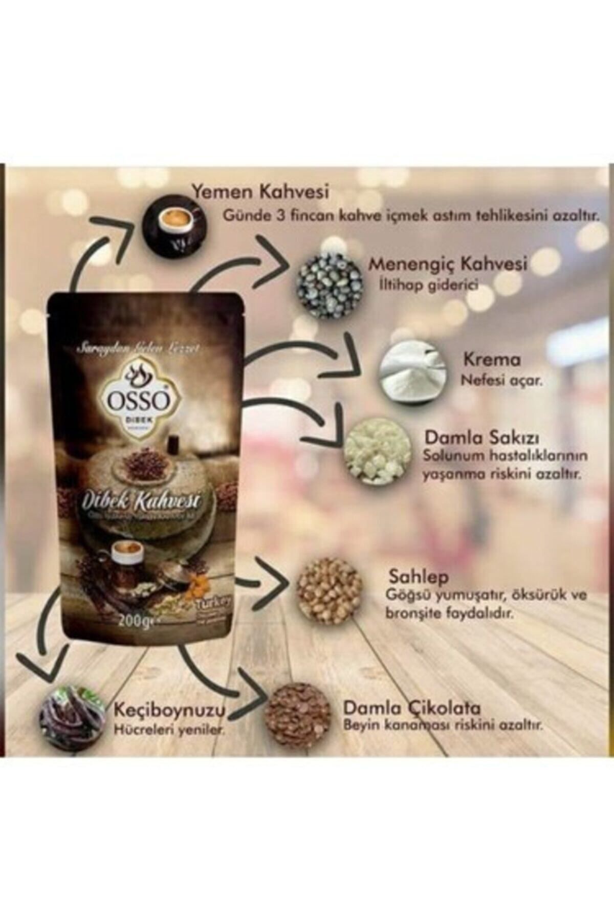 OSSO KAHVE Osso 200 Gr X 24'lü Set Dibek Kahvesi (1 Koli) - Görsel 2