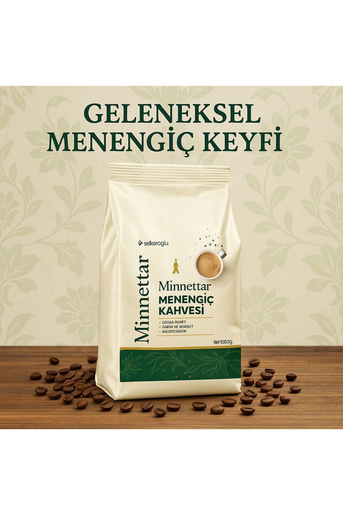 Şekeroğlu Sütlü Menengiç Kahvesi Toz 1000 Gr - Görsel 2