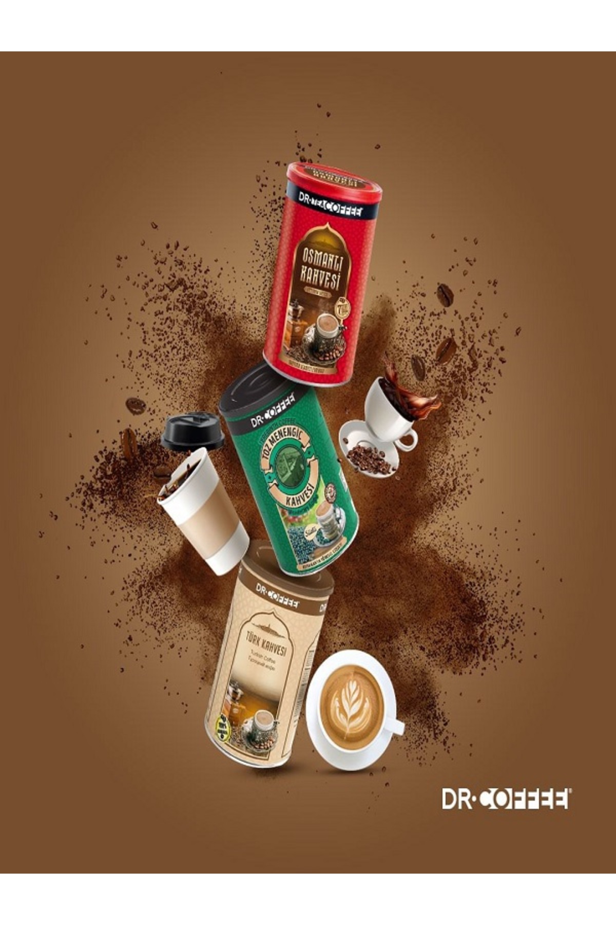 Drcoffee Hazır Türk Kahvesi Sade 250Gr Teneke - Görsel 3