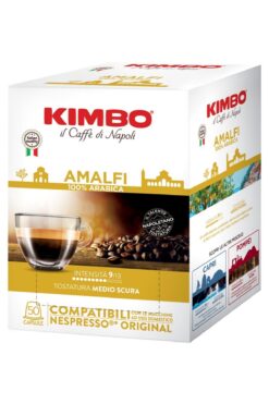 Kimbo Amalfi 100% Arabica Nespresso Uyumlu Kapsül Kahve (50'li Kutuda)