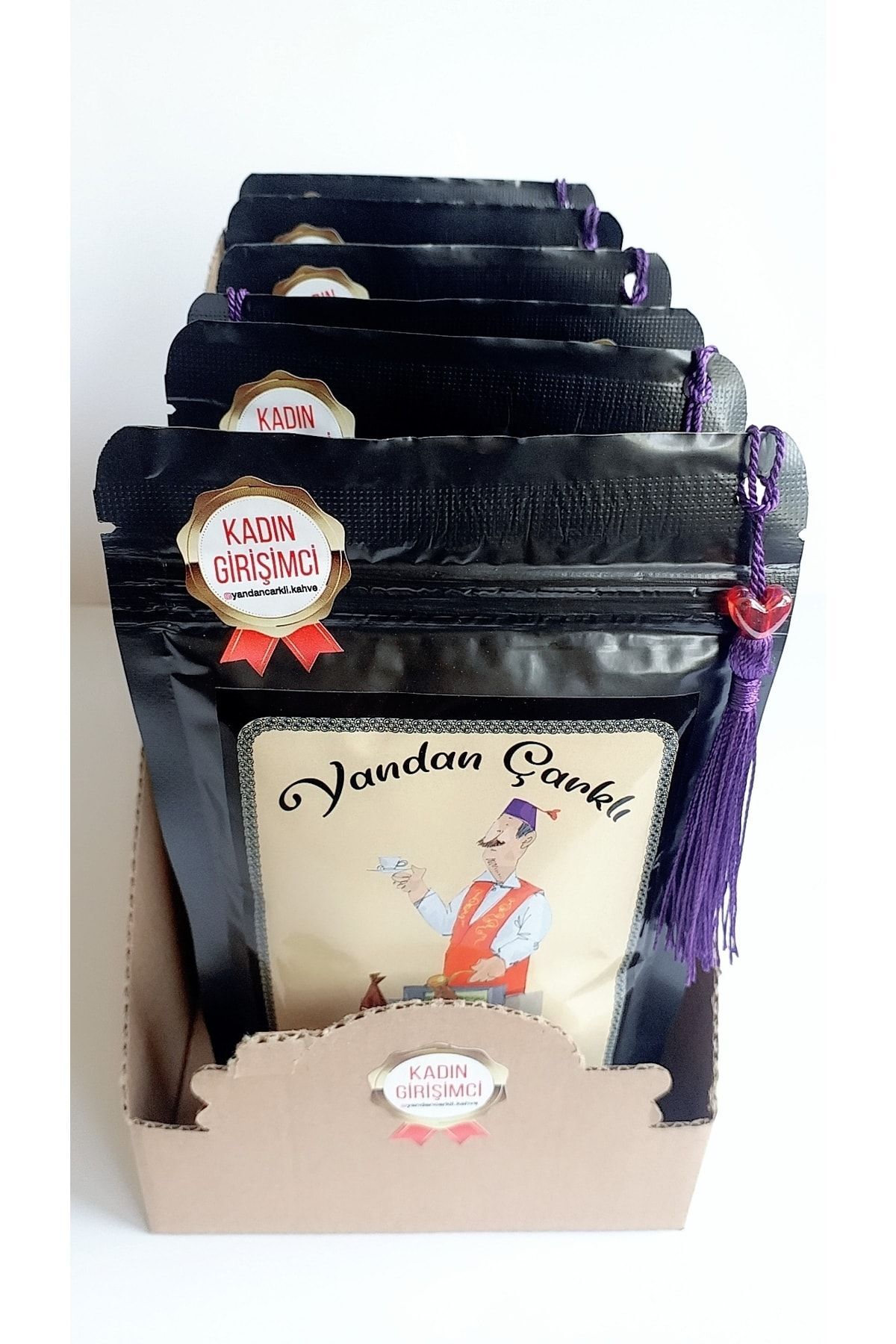 yandan çarklı Gümülcine Türk Kahvesi 6 Paket (600 Gr) - Görsel 3