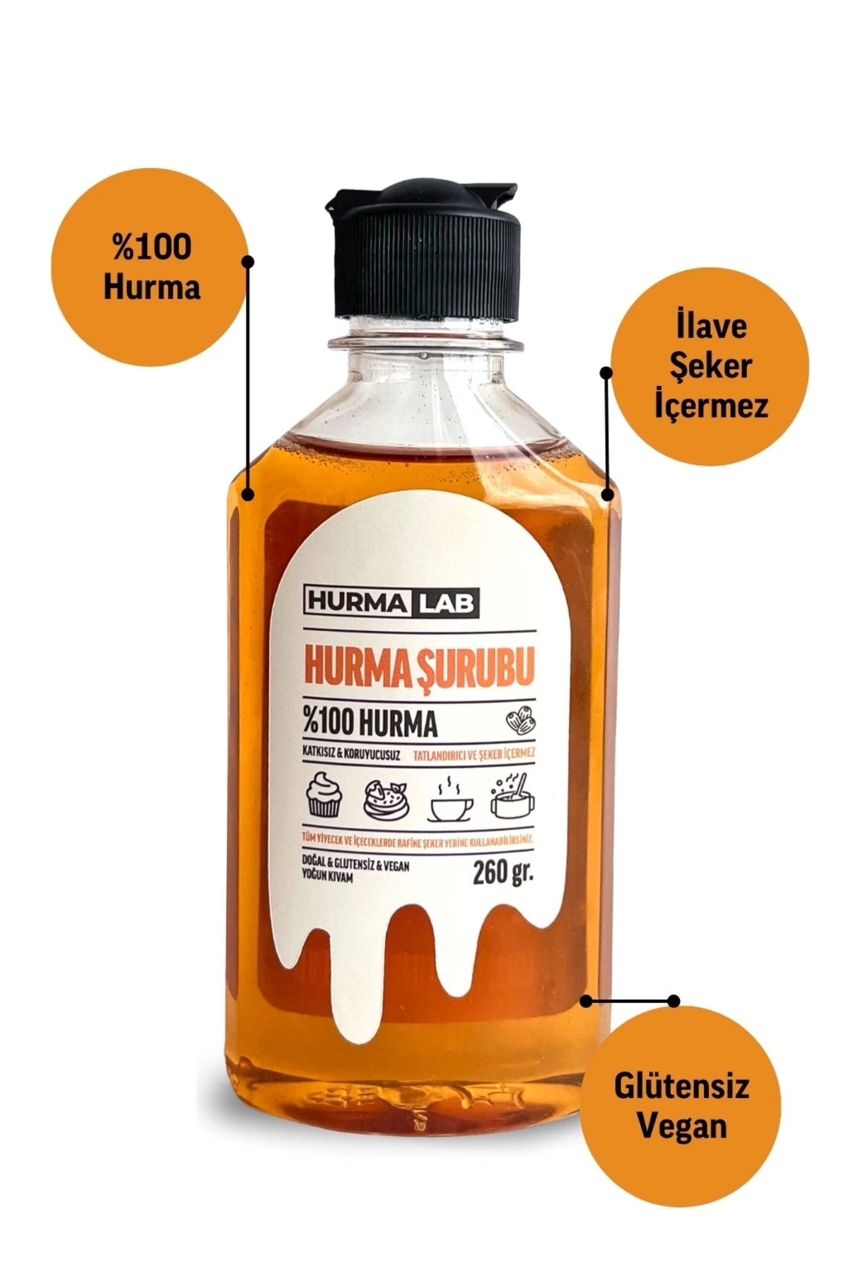 HurmaLab Hurma Şurubu (Hurma Suyu) 260 gr. - Görsel 2