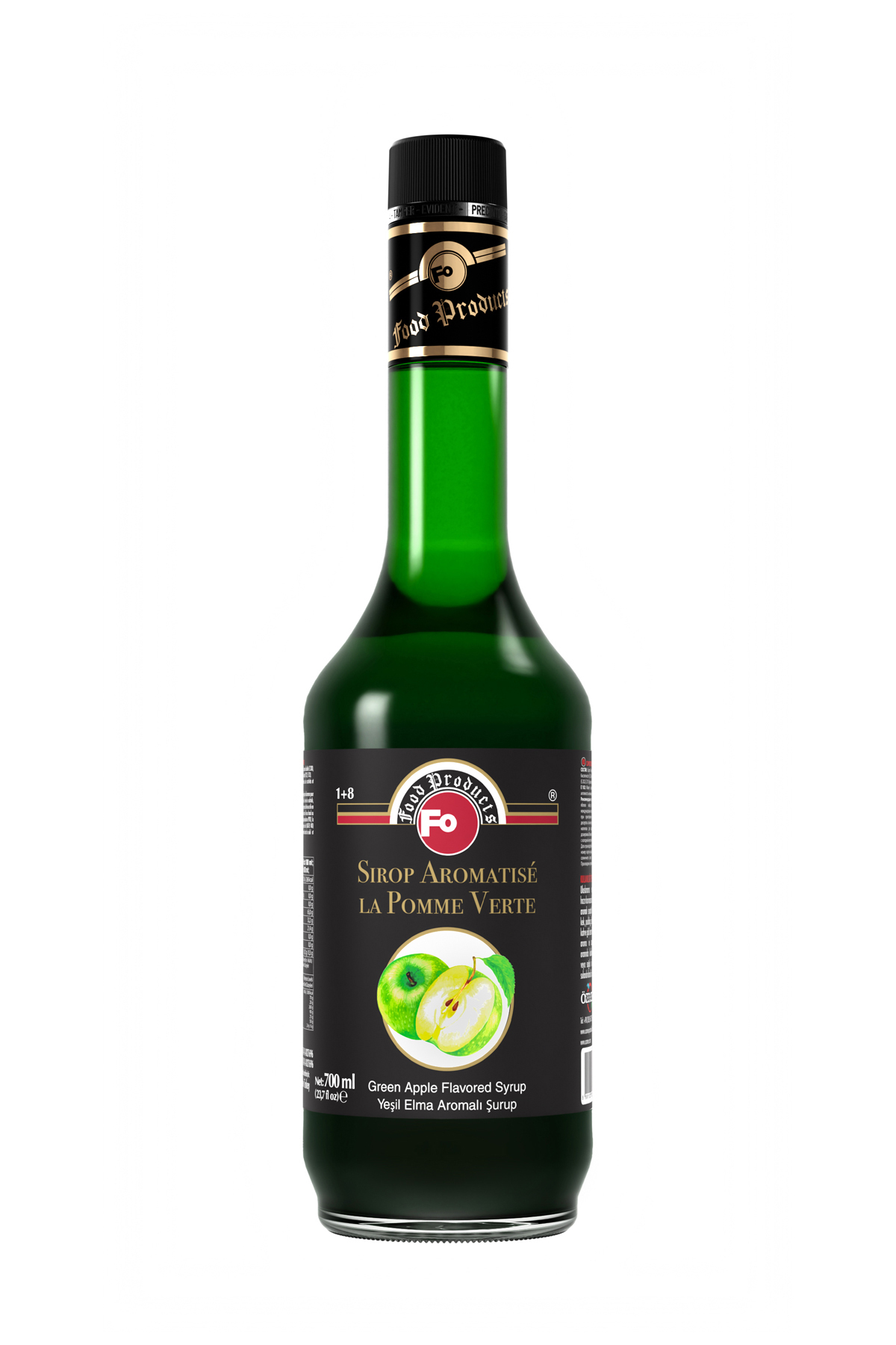 FO Yeşil Elma Aromalı Şurup 700 ml