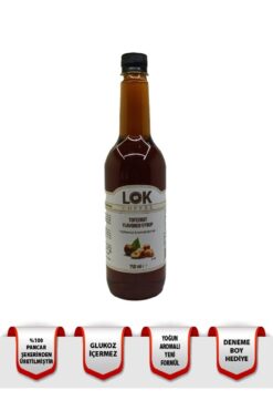 LOK COFFEE % 100 Şeker - Tofeenut Aromalı Kahve Şurubu 750 ml