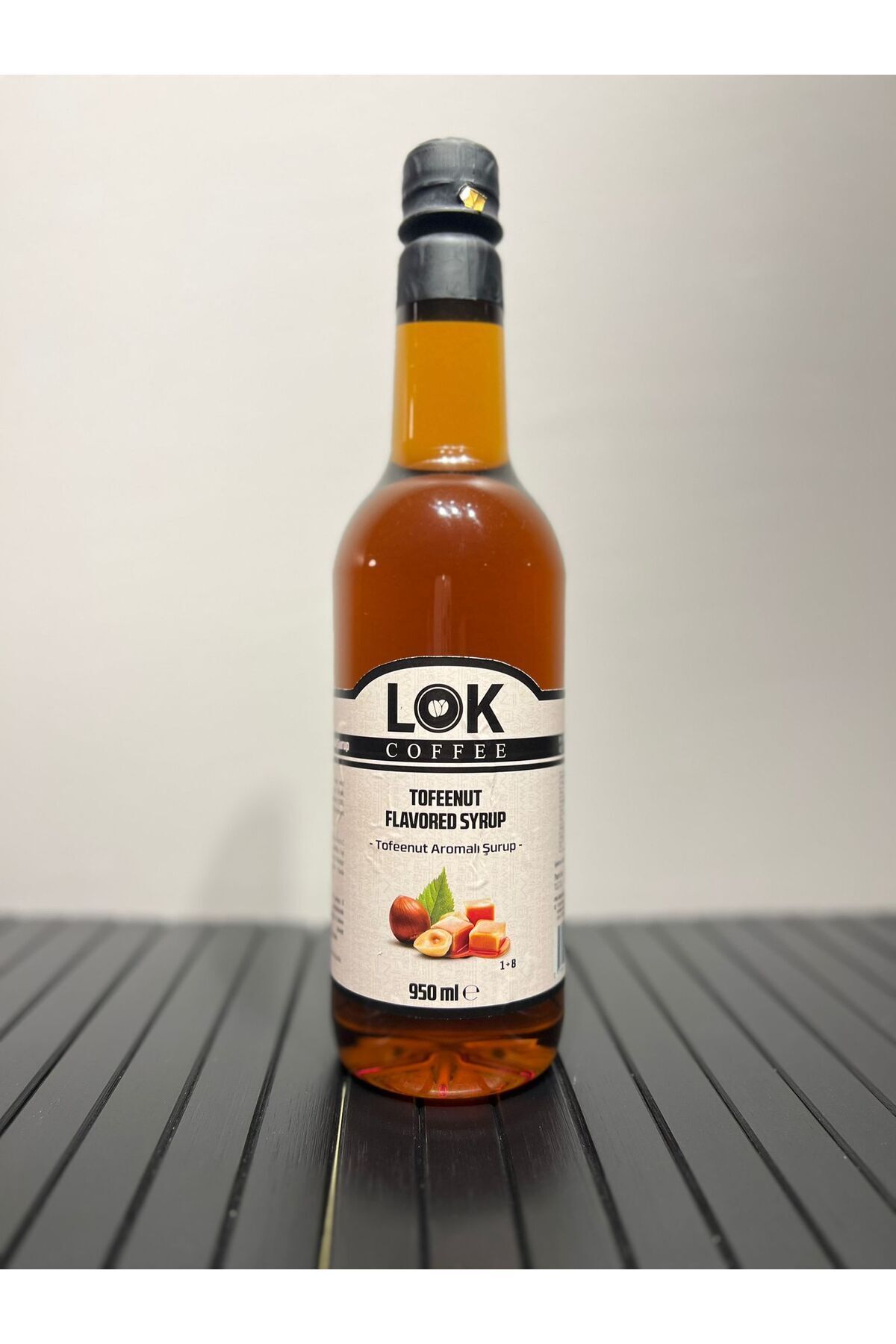 LOK COFFEE % 100 Şeker - Tofeenut Aromalı Kahve Şurubu 750 ml - Görsel 2