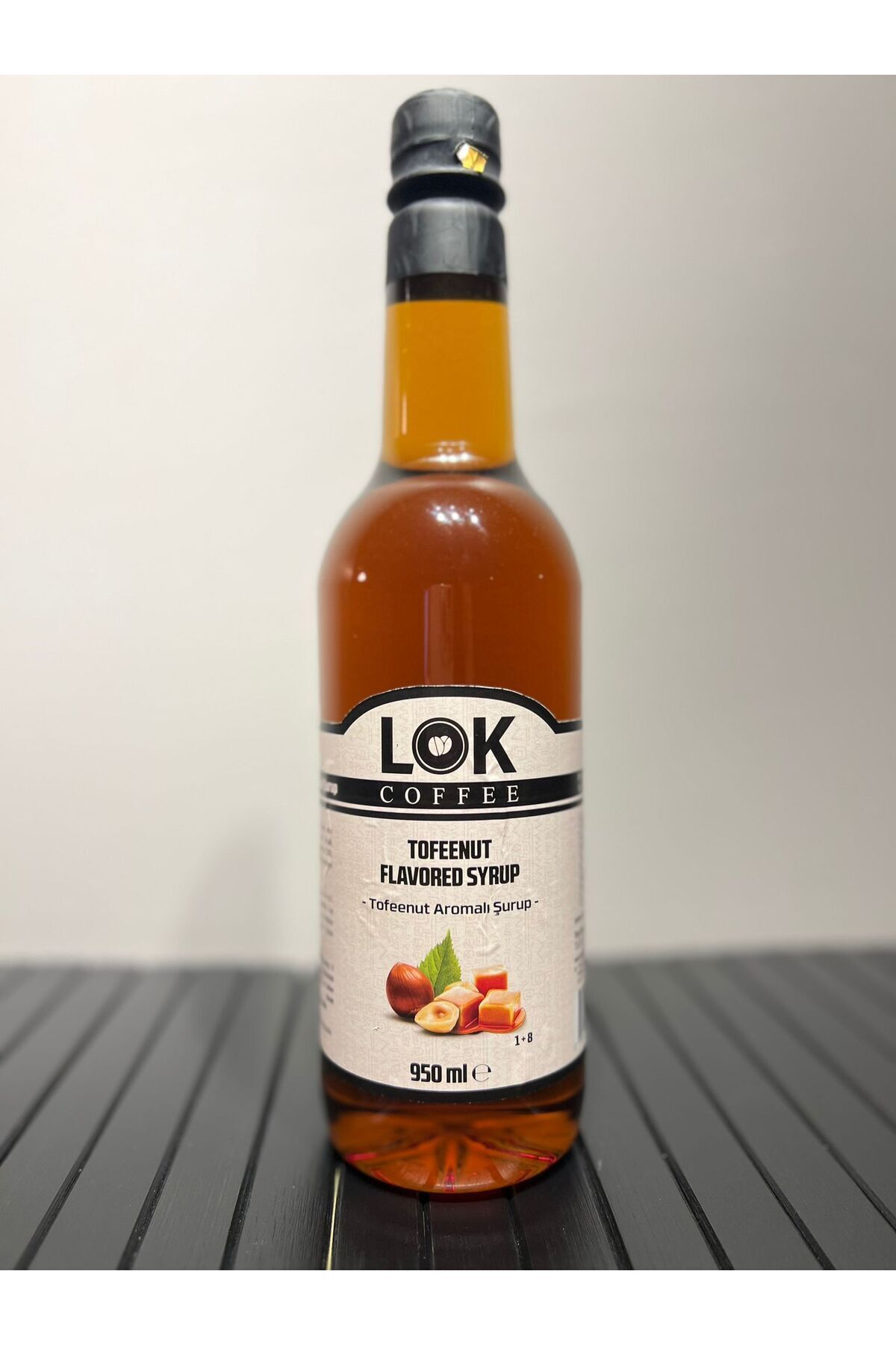 LOK COFFEE % 100 Şeker - Tofeenut Aromalı Kahve Şurubu 750 ml - Görsel 3