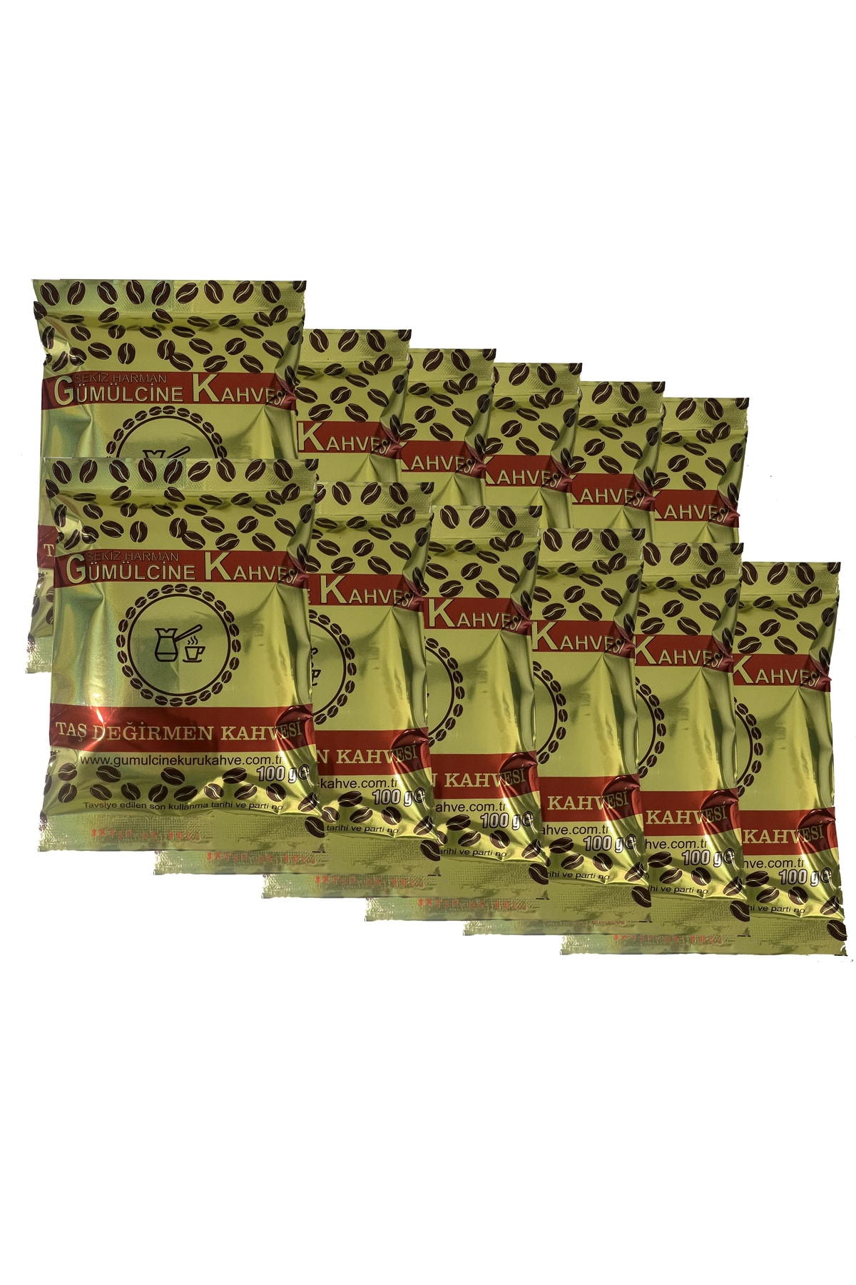 Sekiz harman gümülcine kahvesi Sekiz Harman Gümülcine Kahvesi 100gr (12 ADET)