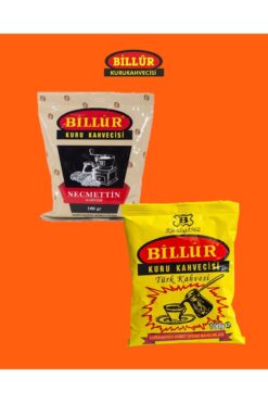Billur Kuru Kahvecisi Klasik Billur Kuru Kahve 100gr. & Necmettin Dibek Kahvesi 100gr.