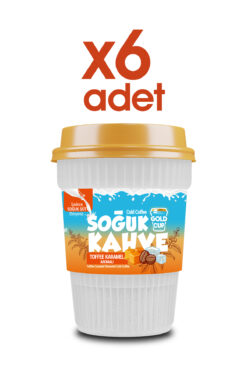 Gold Cup Drink Gold Cup Bardakta Toffee Karamel Aromalı Soğuk Kahve