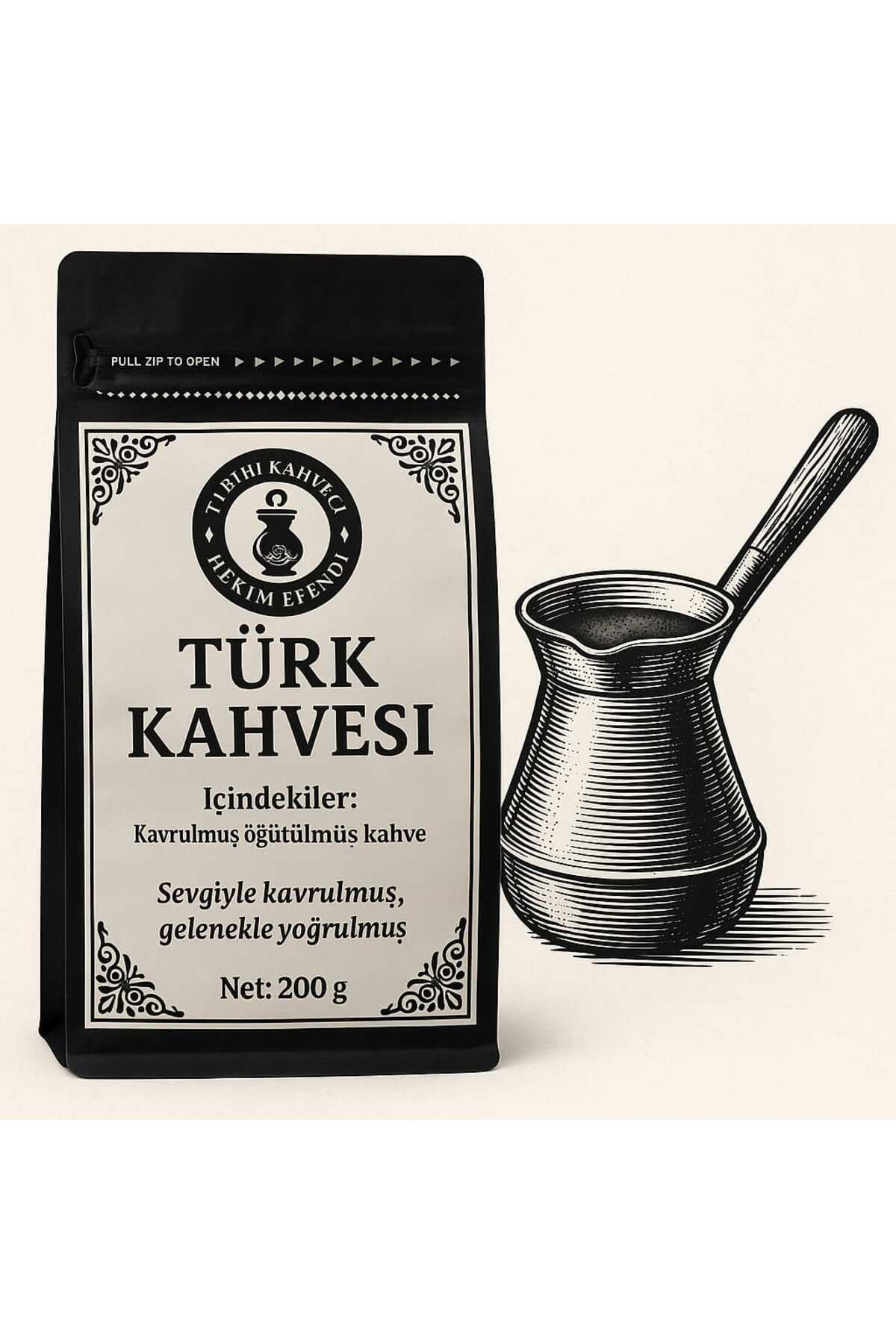HEKİM EFENDİ Türk kahvesi 200 Gr Orta Kavrulmuş