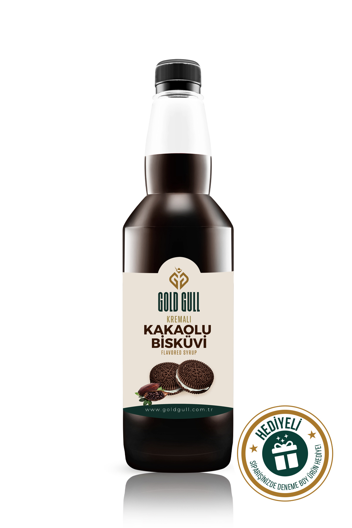 gold gull Kremalı Kakaolu Bisküvi Aromalı Kahve & Meyve Şurubu 700 ml.