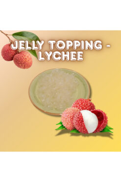 Moncai Bubble Tea JELLY TOPPING - LYCHEE MEYVE AROMALI