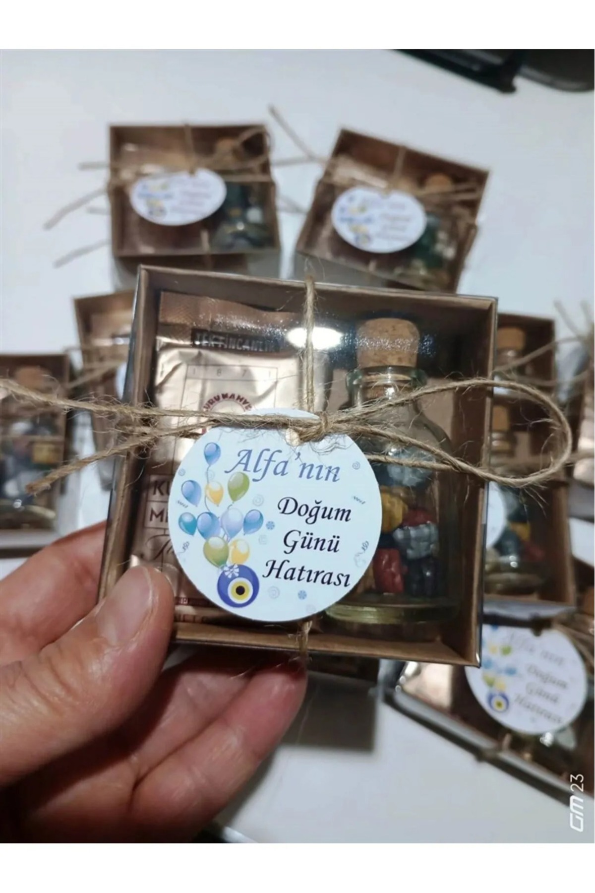 hediyeciabi FARKLI AVM Doğum Günü Hediyesi Kahve Ve Çikolata Seti (7 ADET) - Görsel 2
