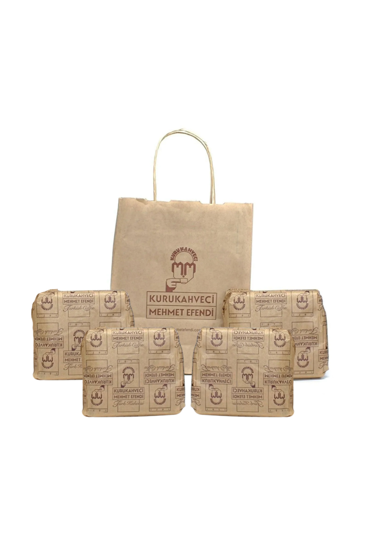 Mehmet Efendi Kuru Kahveci Mehmet Efendi 1 KG 4 Paket (250X4) Siparişe Özel Günlük Taze Kavrulmuş Türk Kahvesi