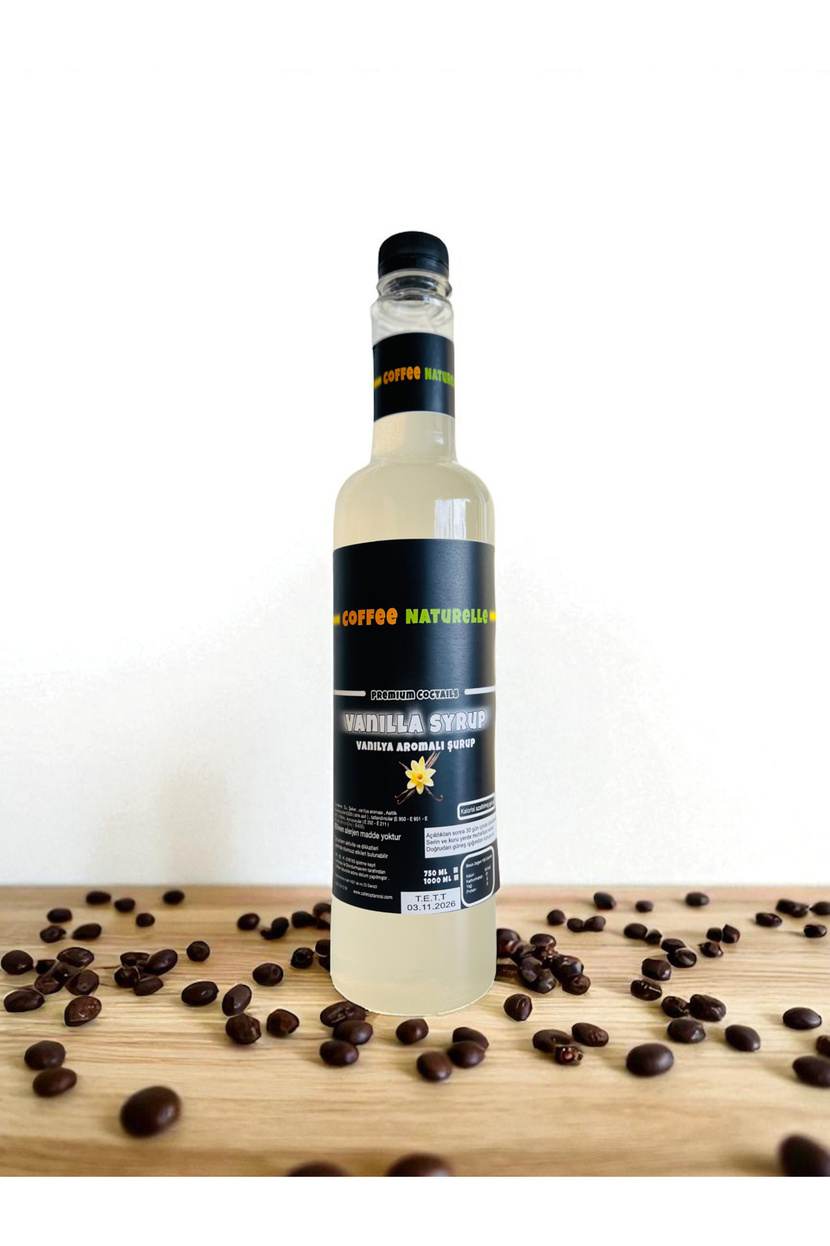 coffee Naturelle Vanilya Aromalı Kahve Şurubu -700 ML
