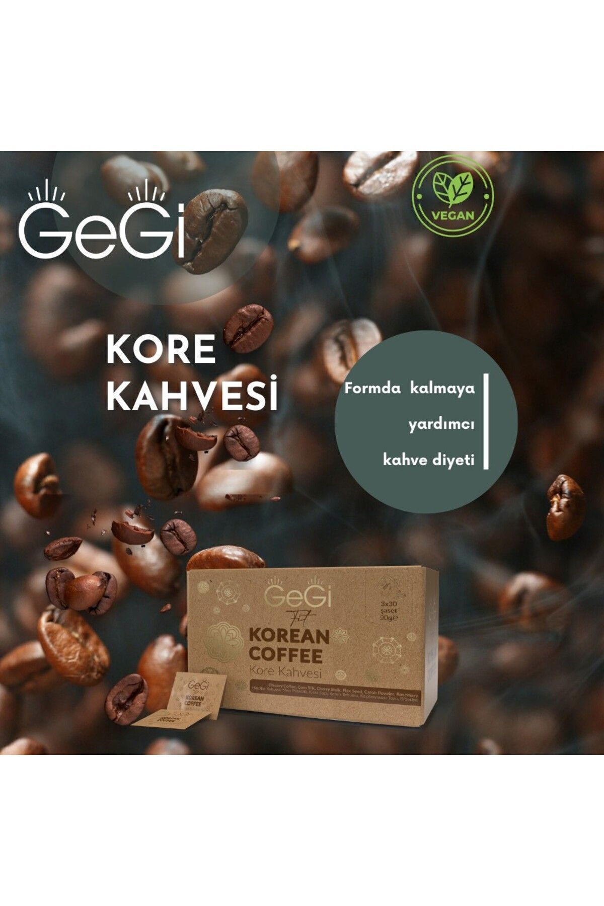 GEGİ Kore Hindiba Kahvesi 3lü Ekonomik Paket - Görsel 2