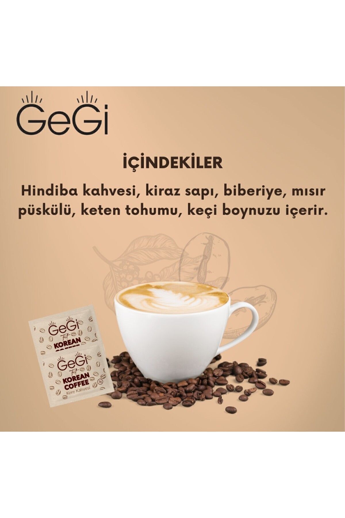 GEGİ Kore Hindiba Kahvesi 3lü Ekonomik Paket - Görsel 3