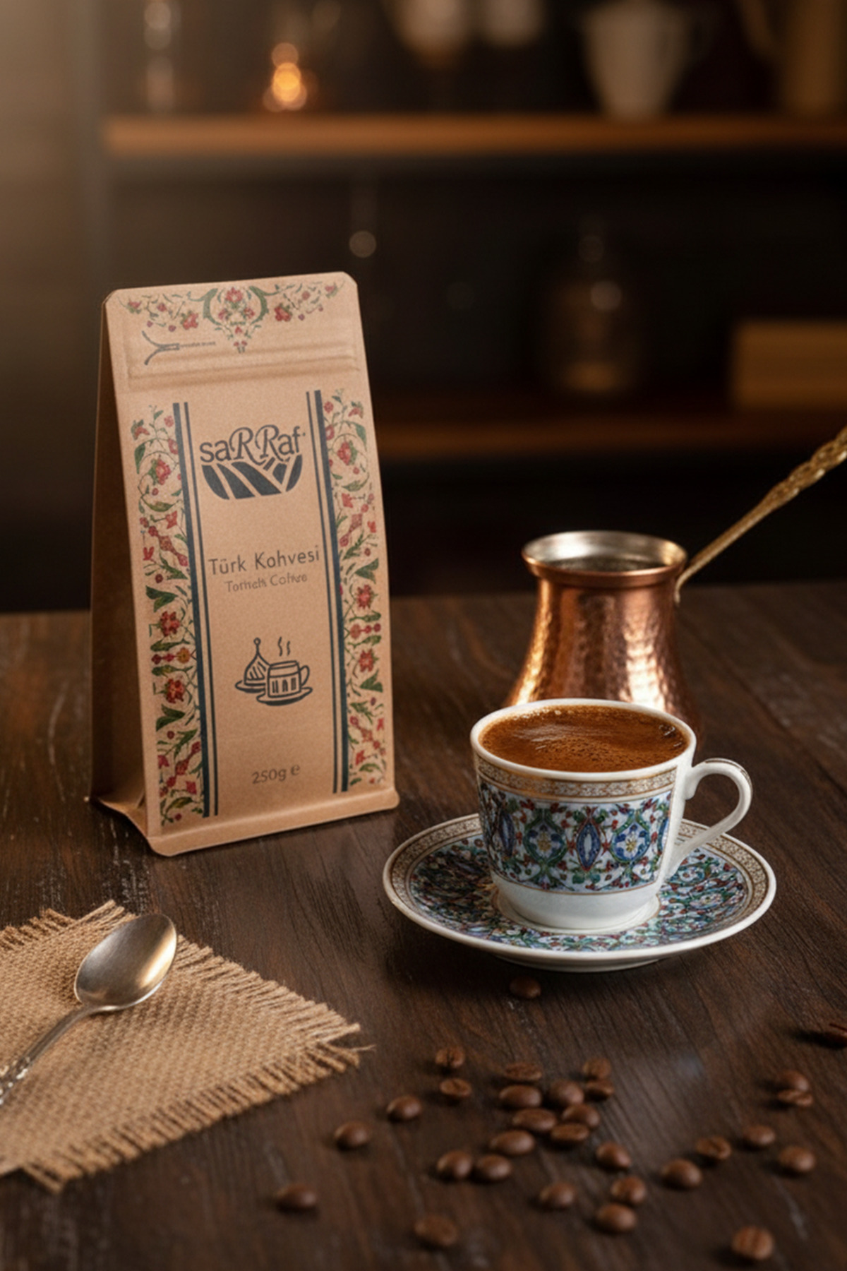 Sarraf Türk Kahvesi 250gr 2'Li Özel Seri - Görsel 2